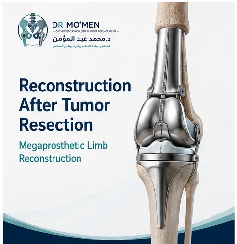3D distal femoral megaprosthesis used for reconstruction after bone tumor resection