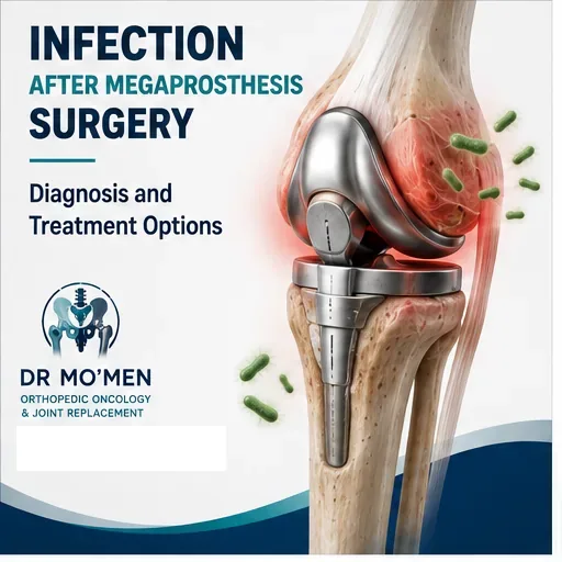 Evaluation of infection around a knee megaprosthesis after bone tumor surgery