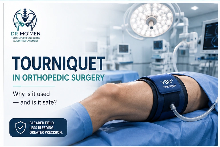 Pneumatic tourniquet used during orthopedic lower-limb surgery