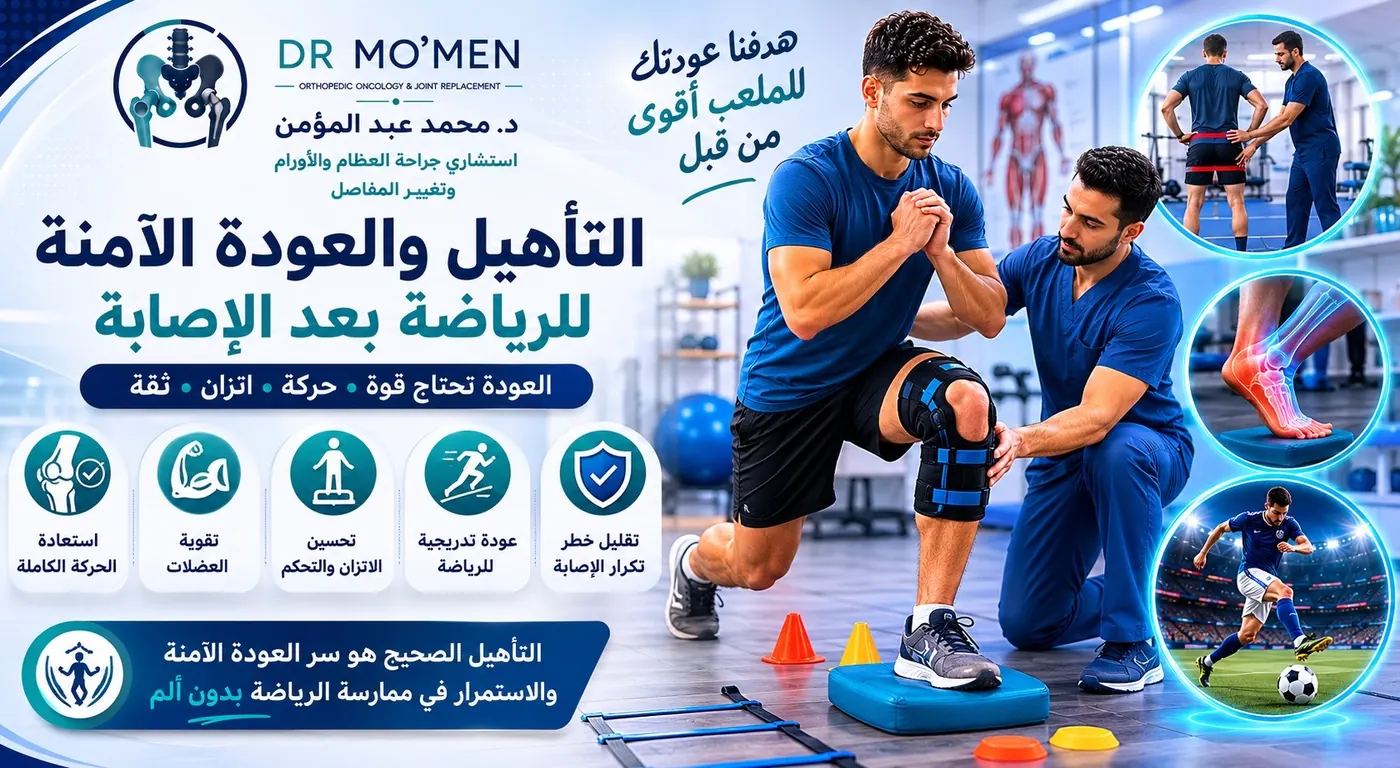 التأهيل والعودة الآمنة للرياضة بعد الإصابة